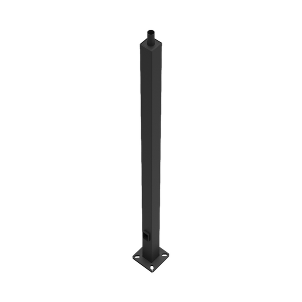 20 ft. Square Pole - 4" Shaft | Bronze Finish - 11 Gauge Steel - 8 1/2" Bolt Circle - Straight Tenon Top - RAB PS4-11-20WT