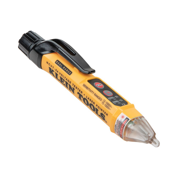 Klein Tools NCVT-5A | Non-Contact Voltage Tester Pen, Dual Range, with Laser Pointer