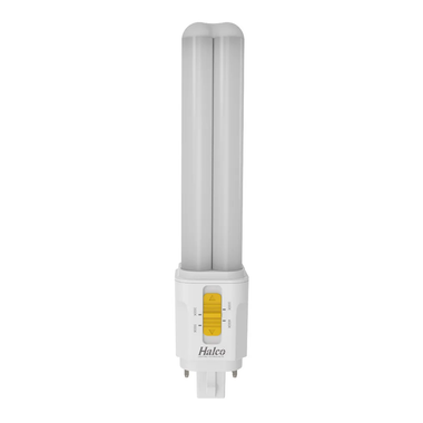 Halco 82852 PLD9O-8CS-HYB-G24Q-LED2-D - 5-Pin LED CFL Lamp