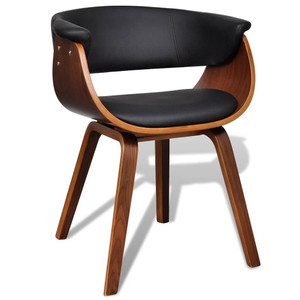  Dining Chair Bent Wood and Faux Leather A949-241058