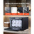 Hot Towel Warmer, 1.76 gal Small Towel Warmer Cabinet with Clip & Stainless Steel Rack, Holds up 12 E415-MJXDJEKDJRK8F3LQR001V1