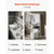 Over The Toilet Storage Cabinet, 67.44 in Height Bathroom Storage Organizer with Double Door and Ad E415-CWTRZBCSPKM37332R001V0