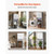 Over The Toilet Storage Cabinet, 67.44 in Height Bathroom Storage Organizer with Double Door and Ad E415-CWTRZBCSPKM37332R001V0