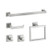 Brushed Nickel Bathroom Hardware Set, 5 Pieces Bathroom Accessories Set, Stainless Steel 24 inch To E415-DGMJGTZ24INC3TPQP001V0