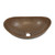 Hammered Copper Bath Vessel Sink Oval 19 x 14 inch Q280-CVSHETG1395841