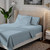 Queen size Aqua Blue 100-Percent Certified Organic Cotton Sheet Set Q280-QNABS649257681
