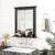 Black Rectangular 27 x 22.5 inch Wall-Mounted Bathroom Mirror with Storage Shelf Q280-BLKMBVW4958173