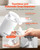 Soap Dispenser, 300 ml / 10 oz, Rechargeable Automatic Hand Soap Dispenser with Pump, 2 Adjustable  E415-GYSXSYHRYFPQSOCQ5001V9