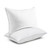 Set of 2 Machine Washable Down Alternative Bed Pillow with Cotton Cover - Queen Q280-SDAMPST259346851