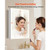 Lighted Medicine Cabinet with Mirror, 20 x 28 in Recessed or Wall Mount, 3 Color Dimmable LED Bathr E415-LEDJXJJ2028I5DEVE001V1
