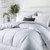 Twin Size All Seasons Soft White Polyester Down Alternative Comforter Q280-TWTH3033
