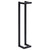  Towel Rack Black 5"x5"x23.6" Iron A949-325919
