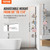Shower Corner Caddy Tension Pole, 56" to 114" High, Multi-Functional Shower Tension Pole with Stron E415-SCTPBXGSXKKSFD0OHV0