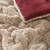 Twin Plush Sherpa Reversible Micro Suede Comforter Set in Marron Q280-RETE7436