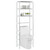  3-Tier Storage Rack over Toilet Silver 20.9"x11"x66.5 A949-282464