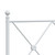 Metal Bed Frame without Mattress with Headboard White 59.1"x78.7 A949-376553