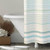 72-inch Sea Breeze Blue Green White Cabana Stripe Cotton Shower Curtain Q280-BSGCLS21073956285
