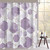 72"W x 72"H Abstract Lavender Geometric Polyester Shower Curtain Q280-LAVPSH7272