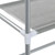  3-Tier Storage Rack over Laundry Machine Silver 27.2"x11"x66.5 A949-282465
