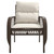  4 Piece Patio Sofa Set with Cushions Brown Poly Rattan A949-368728