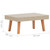  Patio Coffee Table Poly Rattan Beige A949-310221