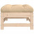  Patio Footstool with Cushion Solid Wood Pine A949-825555