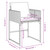  Patio Chairs with Cushions 4 pcs Beige Poly Rattan A949-4007479