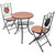  3 Piece Bistro Set Ceramic Tile Terracotta A949-271770