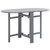  Patio Table Gray 47.2"x27.6"x29.1" Solid Acacia Wood A949-46325