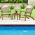Solid Wood and Rattan 3-Piece Outdoor Patio Furniture Table Chairs Set Q280-TSWEPFS14950362