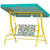 Kids Porch Swing, 2-Seater Patio Swing Bench with Safety Belts, Adjustable Canopy for Backyard, Gar P295-3E1-008V00GN