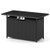 44.5 Inch Propane Fire Pit Table Rattan Gas 2-in-1 with Stainless Steel Burner-Black & Gray - Color D681-NP12914