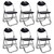 Folding Chairs 6 pcs Faux Leather A949-243711