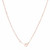 Breanne Rose Gold Stainless Steel Rose Gold Butterfly Necklace R599-N01312AV-V00