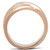 GL209 - IP Rose Gold(Ion Plating) Brass Ring with No Stone A874-GL209