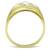 TK119G - IP Gold(Ion Plating) Stainless Steel Ring with Top Grade Crystal  in Clear A874-TK119G
