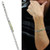 TK570 - High polished (no plating) Stainless Steel Bracelet with AAA Grade CZ  in Olivine color A874-TK570