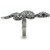 0W282 - Ruthenium Brass Ring with Top Grade Crystal  in Jet A874-0W282