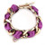 TK3065 - IP Rose Gold(Ion Plating) Stainless Steel Bracelet with Top Grade Crystal  in Rose A874-TK3065