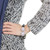 LO4282 - Rhodium Brass Bangle with Top Grade Crystal  in Clear A874-LO4282