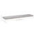 Floating Wall Shelf Concrete Gray 35.4"x9.3"x1.5" MDF A949-326603