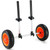 Heavy Duty Kayak Cart, 280lbs Load Capacity, Detachable Canoe Trolley Cart with 10'' Solid Tires, A E415-C280LBS10INCHASOUV0