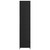 Garden Storage Cabinet Black 23.2"x15.7"x70.9" Poly Rattan A949-319872