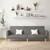  2-Seater Sofa Bed Dark Gray Fabric A949-375785