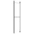  4-Panel Room Divider White 78.7"x86.6" Fabric A949-350198