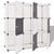  Storage Cube Organizer with 9 Compartments Black and White A949-244924