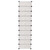  Interlocking Shoe Organizer with 10 Compartments White A949-244919