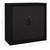  Sliding Door Cabinet Black 35.4"x15.7"x35.4" Steel A949-336431