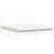  Metal Bed Frame without Mattress with FootboardWhite 76"x79.9 A949-355438