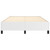  Bed Frame without Mattress White 53.9"x74.8" Full Faux Leather A949-347280